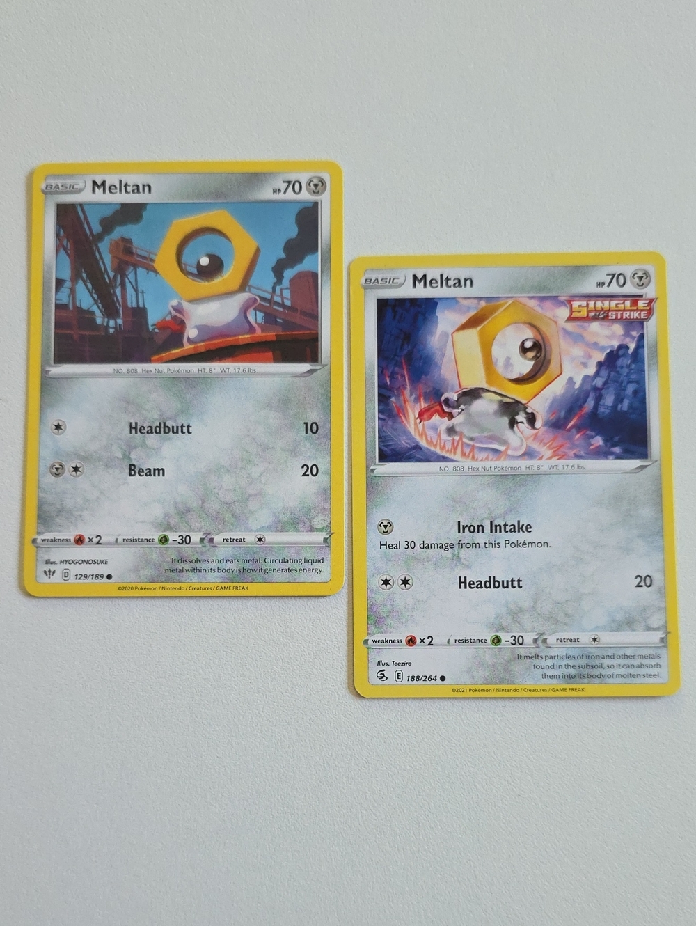 Pokemon Meltan Cards